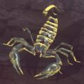 A live scorpion.