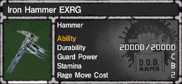 Iron Hammer EXRG Durability.png